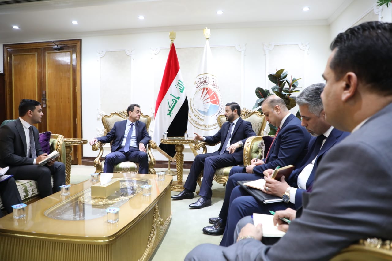 Read more about the article Dr. Al-Aboudi Meets French Ambassador to Iraq, His Excellency Calls On Inaugurating Branches of French Universities In Iraq