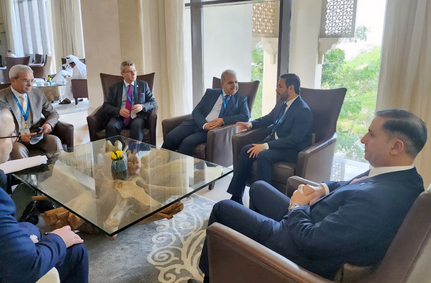Read more about the article During IRENA, Dr. Al-Aboudi Meets Syrian Minister Of Electricity, His Excellency Stresses  Strengthening Of International Partnerships