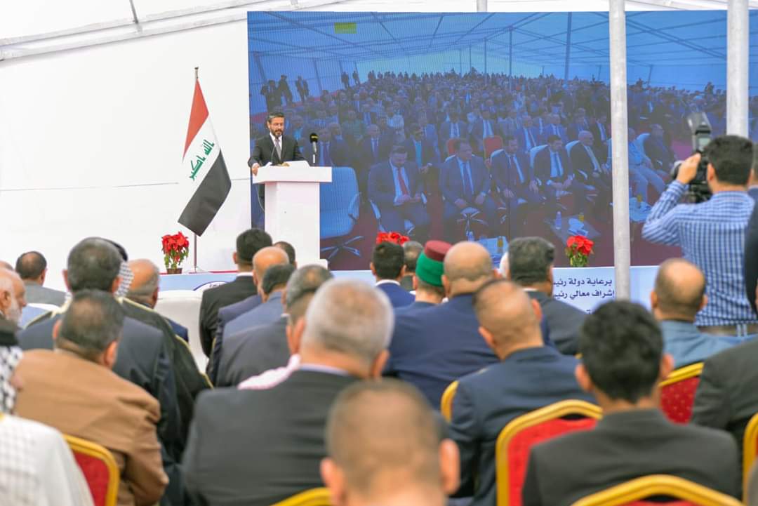 You are currently viewing Dr. Al-Aboudi Represents Prime Minister, His Excellency Participates in The Central Ceremony on The Occasion of The Political Prisoner’s Day & Inaugurates The Prisoners Institution’s New Building