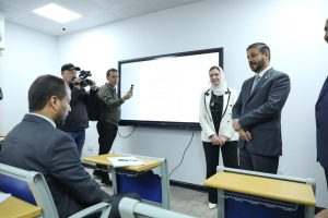 Read more about the article Dr. Al-Aboudi Tours Higher Institute for Accounting and Financial Studies, His Excellency Directs On Providing Necessary Support To Modernize Its Educational Environment