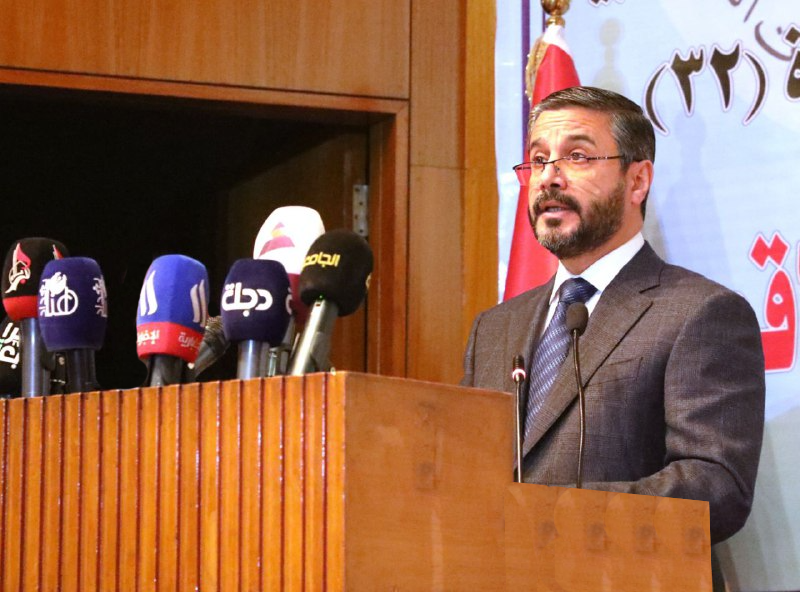 You are currently viewing During Graduation Ceremony of Iraqi Council for Medical Specializations, Dr. Al-Aboudi Confirms Continuing of Developing Medical Education, Modernizing Evaluation Tests & Developing Admission Policy in Medical Group