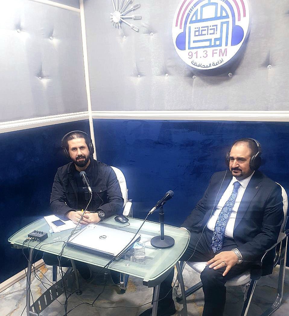 Read more about the article Al-Muhafada  radio hosted an exclusive interview with the esteemed Dean of the College of Science at the University of Karbala.