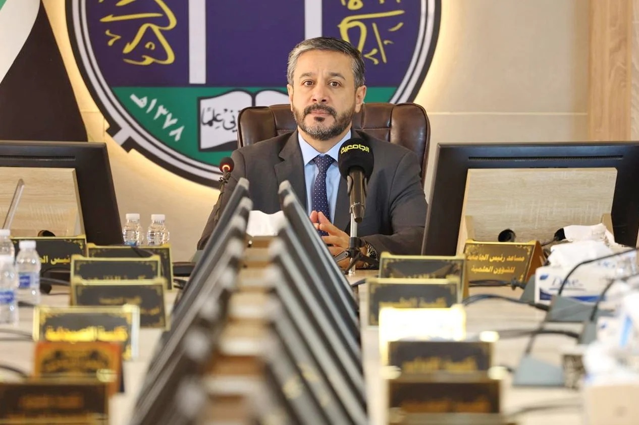 Read more about the article During Meeting with Baghdad University’s Council, Dr. Al-Aboudi Emphasizes Global Competition, International Publishing, Strengthening Cultural Awareness & Embodying Responsibility of Universities Towards Society