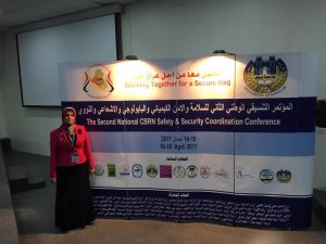Read more about the article تدريسية من قسم الكيمياء تشارك في مؤتمر في بغداد