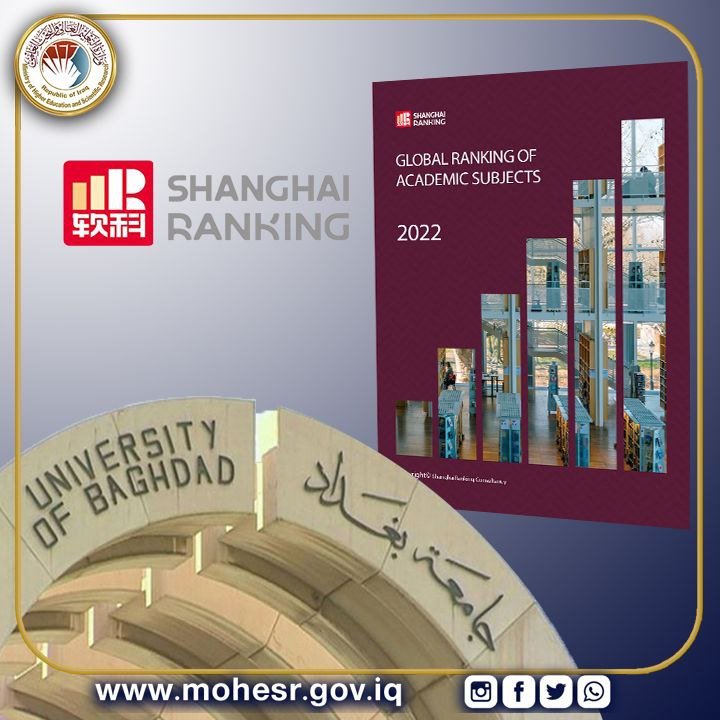You are currently viewing جامعة بغداد في تصنيف شنغهاي (Global Ranking of Academic Subjects)