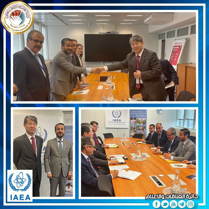 You are currently viewing Dr. Al-Aboudi Visits The International Atomic Energy Agency (IAEA) in Vienna capital of Austria , His Excellency Reviews International Cooperation & Partnership in Scientific Research Fields