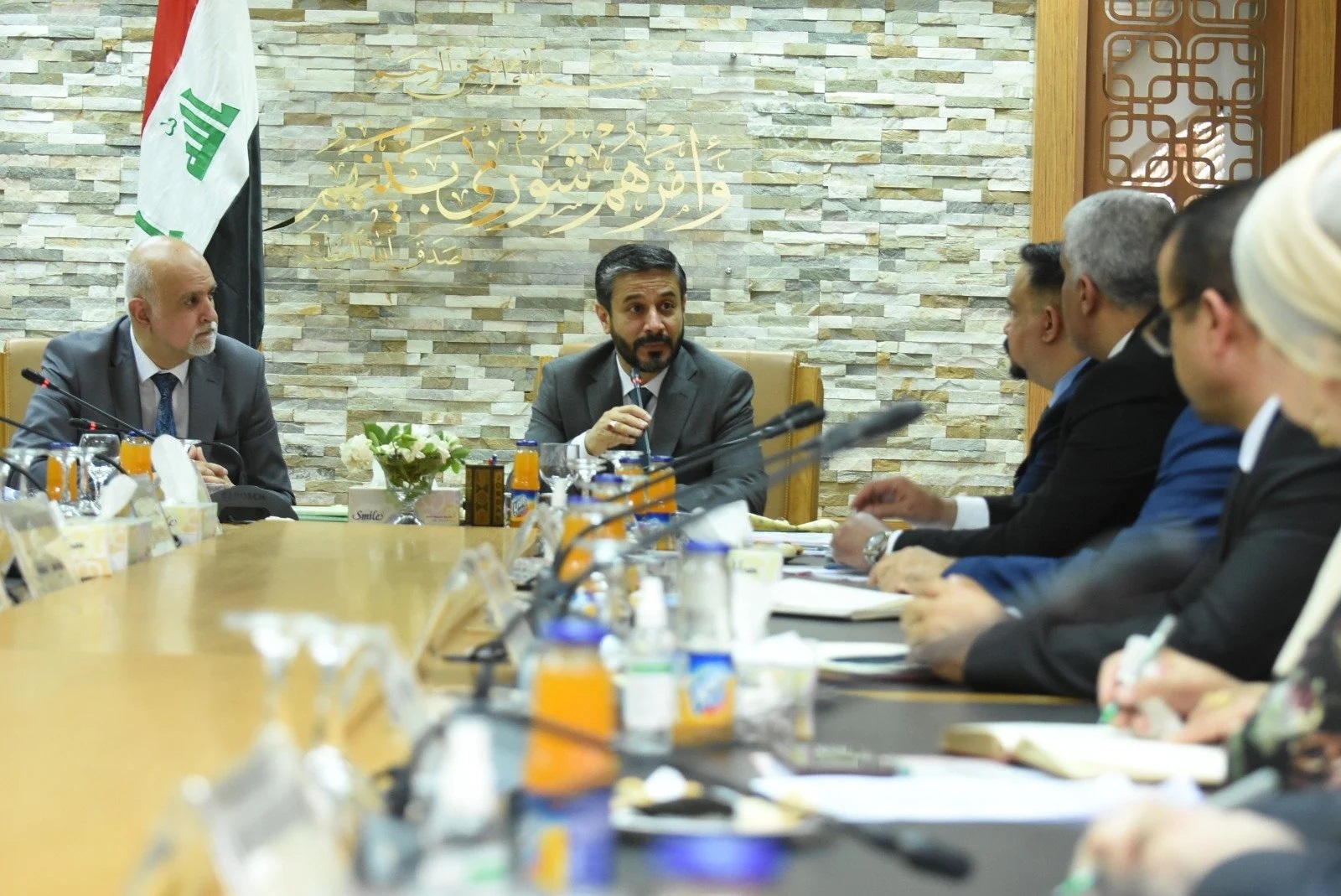 You are currently viewing Dr. Al-Aboudi Meets Al-Nahrain University’s Council, His Excellency Confirms Ministry’s Progress in Updating Curricula & Developing Aspects of International Partnership & Scientific Twinning