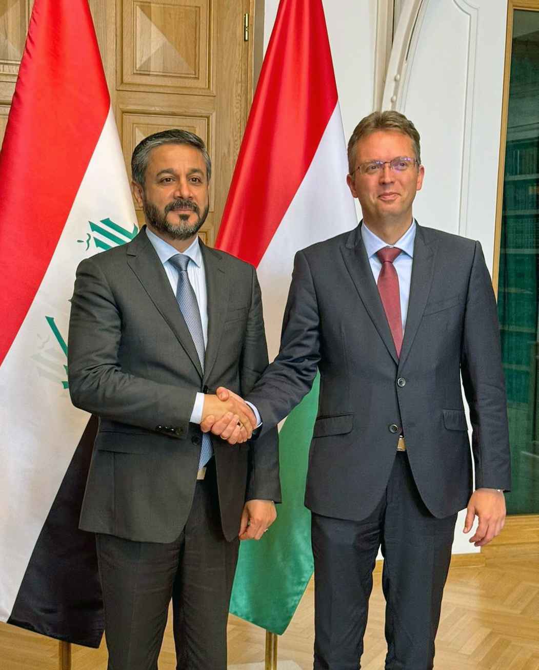 Read more about the article During Visiting Hungarian Capital, Budapest, Dr. Al-Aboudi Agrees with Hungarian Counterpart for Culture & Innovation on Scientific Cooperation & Providing Scholarships for Hungarian Students to Study in Iraq