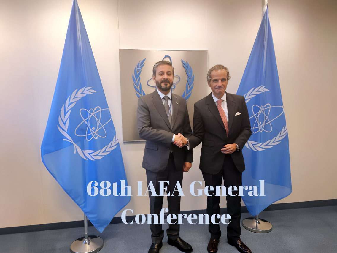 You are currently viewing During IAEA conference, Dr. Al-Aboudi Meets its President Rafael Grossi & His Excellency Reviews Programs of Technical Cooperation Agreement Between Iraq & International Agency