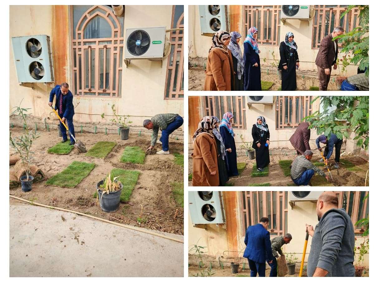 Read more about the article Voluntary Tree-Planting Campaign at the College of Science, Karbala University