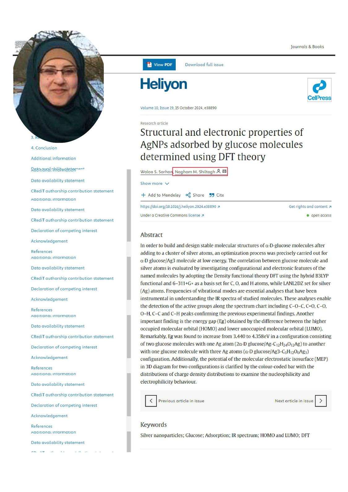 Read more about the article Scientific Study Reveals Structural and Electronic Properties of Silver Nanoparticles Linked to Glucose Molecules