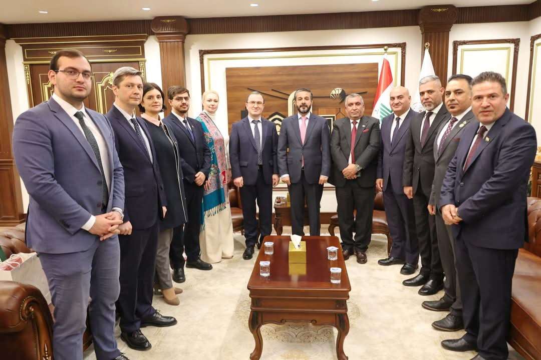 Read more about the article Dr. Al-Aboudi Meets Russian Ambassador & His Excellency Stresses Developing Cooperation’s Importance Between Both Sides’ Universities