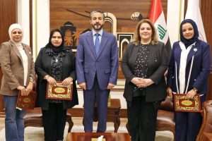 Read more about the article Dr. Al-Aboudi Honors Winners of Iraqi Female Researcher Award & His Excellency Affirms Ministry’s Support for Women’s Innovation & Scientific Contribution