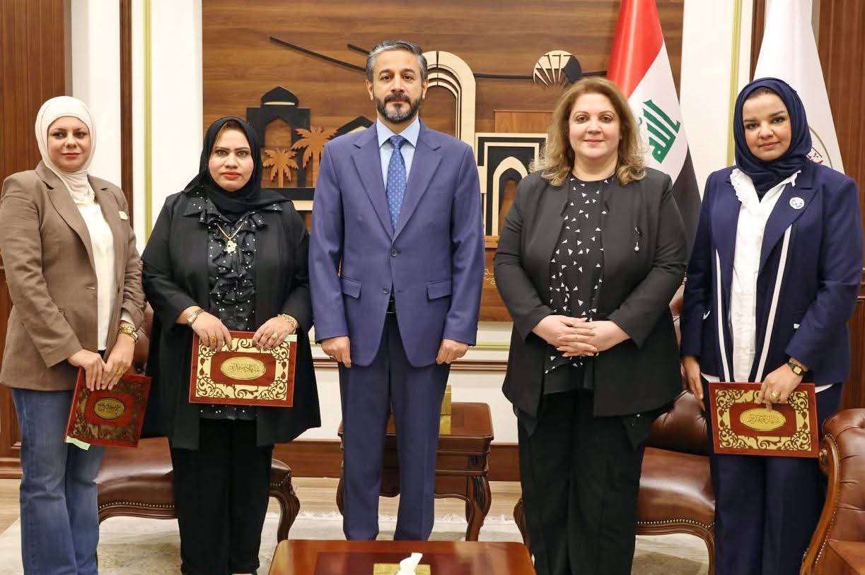Read more about the article Dr. Al-Aboudi Honors Winners of Iraqi Female Researcher Award & His Excellency Affirms Ministry’s Support for Women’s Innovation & Scientific Contribution