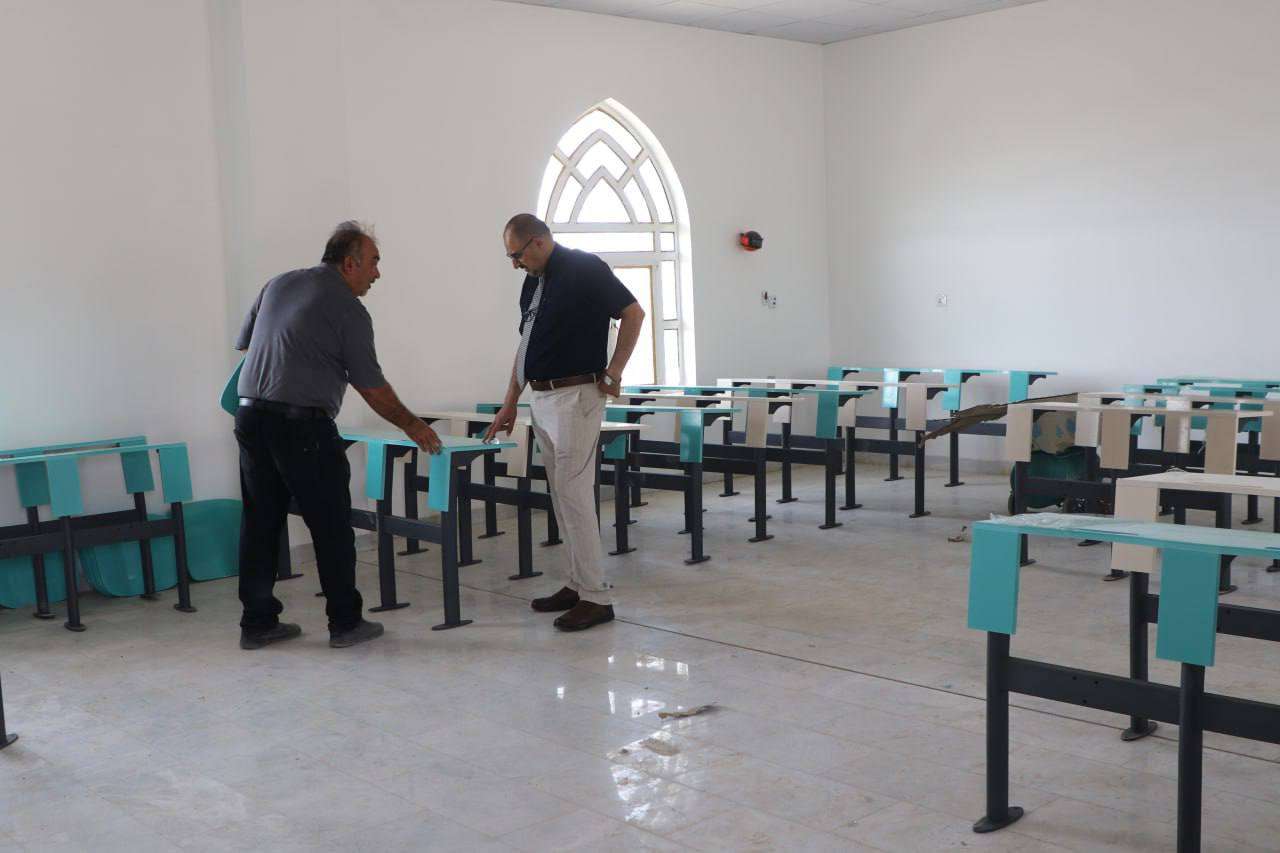 Read more about the article Final Touches on the New Lecture Halls Project at the College of Science – University of Kerbala