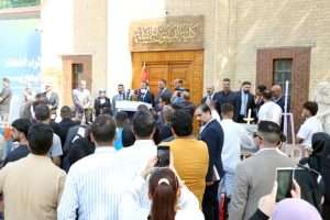 Read more about the article Dr. Al-Aboudi Launches Visual Space Enrichment Initiative & Inaugurates Art Exhibition at Fine Arts College