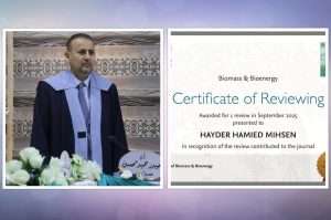 Read more about the article Faculty Member from the College of Science Achieves Distinguished Milestone in Scientific Research