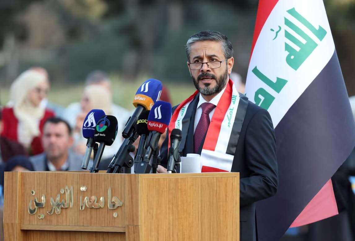 Read more about the article During Al-Nahrain University’s Central Ceremony, Dr. Al-Aboudi Announces Three Years of Achievements & His Excellency Honors Top Graduates