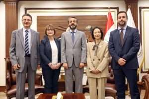 Read more about the article Dr. Al-Aboudi Meets International Atomic Energy Agency’s Delegation