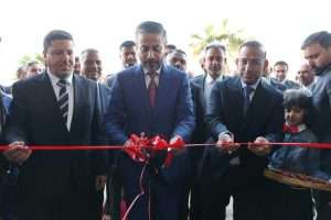 Read more about the article Dr. Al-Aboudi Arrives at Najaf & His Excellency Inaugurates College of Excellence in Arabic Language & Literature Building at Kufa University