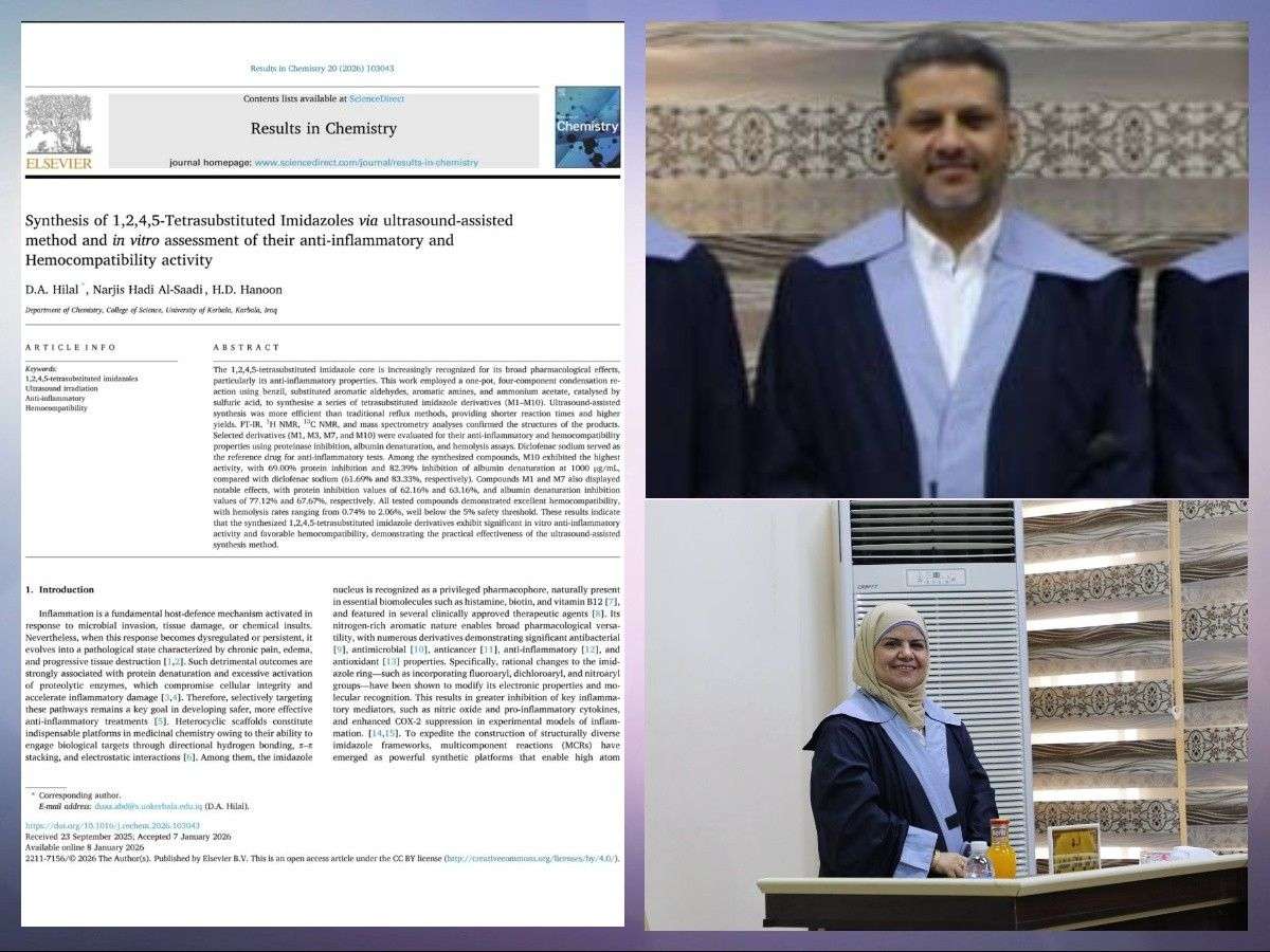 Read more about the article College of Science Achieves a New Research Milestone in Biochemistry and Medical Applications