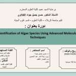 كلية العلوم تعتزم اقامة دورة تدريبية حضورية بعنوان (Identification of Algae Species Using Advanced Molecular Techniques)