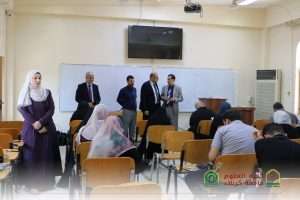 Read more about the article متابعة سير امتحانات الدراسات العليا في كلية العلوم