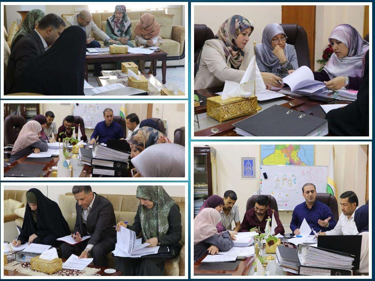 You are currently viewing لجنة الاعتماد المؤسسي في جامعة كربلاء تزور كلية العلوم  