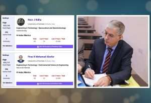 Read more about the article كلية العلوم .. تتألّق عالميًا: تدريسيان ضمن أفضل عشرة باحثين في جامعة كربلاء وفقًا لتصنيف AD Scientific Index لعام 2026