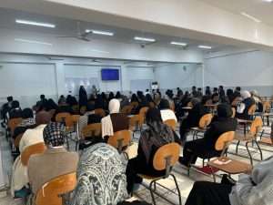 Read more about the article كلية العلوم تنظم ندوة توعوية بعنوان (التوازن بين الحياة الأكاديمية والاجتماعية والنفس اللوّامة)