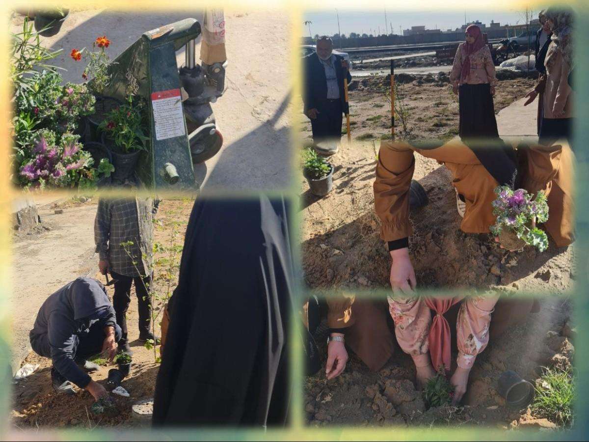 Read more about the article حملة تشجير في كلية العلوم بعنوان (الجامعة الخضراء .. مبادرة تشجير لتعزيز الوعي البيئي )